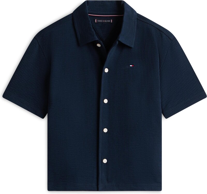 TOMMY HILFIGER Marškiniai tamsiai mėlyna