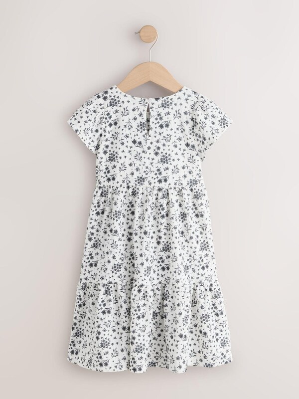 Next Suknelė tamsiai pilka / balta