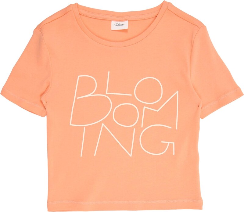 s.Oliver Marškinėliai koralų splava / balta