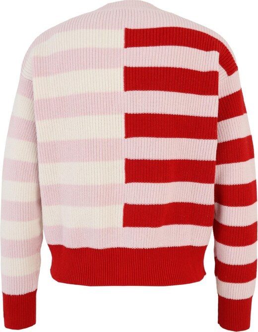 Pepe Jeans Kardiganas 'Kimma' rožinė / raudona / natūrali balta