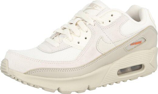 Nike Sportswear Sportbačiai 'AIR MAX 90' smėlio spalva / balta