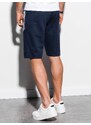 Ombre Clothing Vyriški sportiniai šortai - tamsiai mėlyni V4 W239