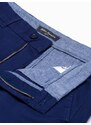 Ombre Clothing Vyriški chino šortai - tamsiai mėlyni V2 W243