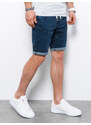 Ombre Clothing Vyriški džinsiniai šortai - tamsus džinsas W361