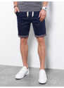 Ombre Clothing Vyriški džinsiniai šortai - violetinė W361