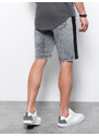Ombre Clothing Vyriški džinsiniai šortai - pilka W363