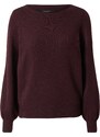 VERO MODA Megztinis 'Brilliant' burgundiško vyno spalva