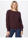VERO MODA Megztinis 'Brilliant' burgundiško vyno spalva