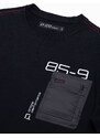 Ombre Clothing Vyriška palaidinė be atspaudo - juoda L130