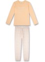SANETTA Miego kostiumas šviesiai oranžinė / balta