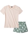 BUFFALO Miego kostiumas žalia / pastelinė rožinė / balta