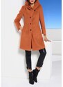 Oranžinis vilnonis paltas : Dydis - 34