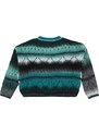Liu Jo Megztinis turkio spalva / žalsvai mėlyna / antracito spalva / šviesiai pilka