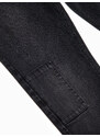 Ombre Clothing Vyriški džinsiniai SKINNY FIT - juodi P1060