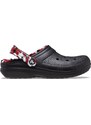 Crocs Classic Lined Camo Clog Kid's 208091 Black/Red