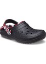 Crocs Classic Lined Camo Clog Kid's 208091 Black/Red