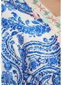 IZIA Kimono smėlio spalva / mėlyna / rožinė / balta