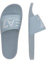 EA7 Emporio Armani Sandalai / maudymosi batai šviesiai mėlyna / balta