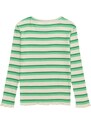 KIDS ONLY Marškinėliai 'Evig' smėlio spalva / nendrių spalva / šviesiai žalia