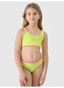 4F Dviejų dalių maudymosi kostiumėlis mergaitėms - žalias/rožinis
