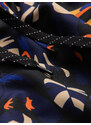 Ombre Clothing Vyriški "Toucan" maudymosi šortai - juodi ir tamsiai mėlyni V1 OM-SRBS-0140