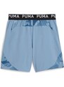 PUMA Sportinės kelnės gencijono spalva / žalsvai mėlyna / šviesiai mėlyna / balta