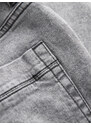 Ombre Clothing Vyriškos džinsinės kelnės SKINNY FIT - pilkos V1 P1062