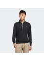 ADIDAS GOLF Sportiniai marškinėliai 'Lightweight Half-Zip' pilka / juoda