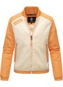 MARIKOO Demisezoninė striukė 'Sayoo' oranžinė / vilnos balta
