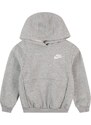 Nike Sportswear Megztinis be užsegimo 'CLUB FLEECE' margai pilka / balta