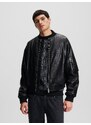 KARL LAGERFELD JEANS Demisezoninė striukė juoda