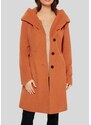 Oranžinis vilnonis paltas : Dydis - 34