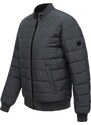 Ragwear Demisezoninė striukė 'Bombina' tamsiai pilka / juoda