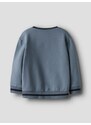 NAME IT Megztinis be užsegimo 'NMMNIMBU BLUEY' tamsiai mėlyna / melsvai pilka / šviesiai mėlyna / balta