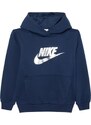 Nike Sportswear Megztinis be užsegimo 'CLUB FLC' tamsiai mėlyna / sidabro pilka