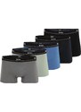 BOSS Boxer trumpikės 'Essential' tamsiai mėlyna jūros spalva / tamsiai pilka / pastelinė žalia / juoda
