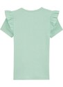 WE Fashion Marškinėliai 'Meisjes' šviesiai žalia