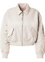 LEVI'S  Demisezoninė striukė 'Bowie Cropped Bomber Jacket' rausvai pilka