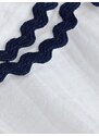 Next Suknelė 'Ric Rac' tamsiai mėlyna jūros spalva / balta
