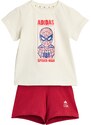 ADIDAS SPORTSWEAR Treniruočių kostiumas 'Adidas x Marvel Spider-Man' tamsiai mėlyna / rubinų raudona / vilnos balta